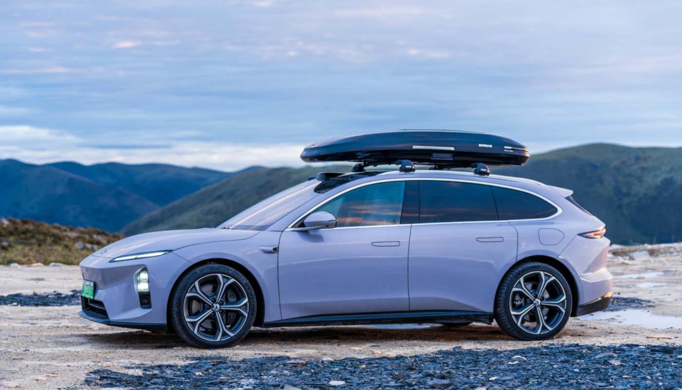 ENROAD Roof Box by Wheelsboy | Ultra-slim, Super-easy Install, Fingerprint Unlock - 5-Star Rated Car Roof Storage Solution